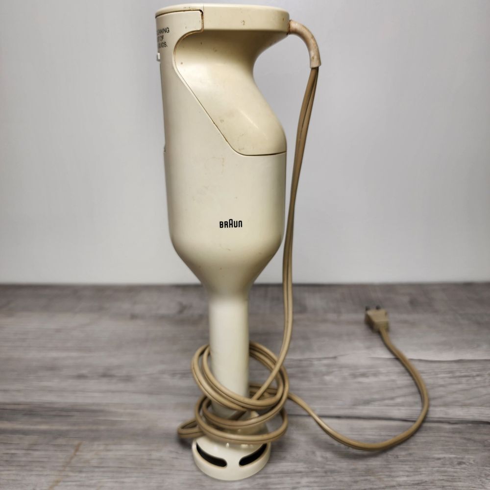 Vintage Braun Model 4172 Handheld Immersion Blender Mixer Stick Tested/Working
